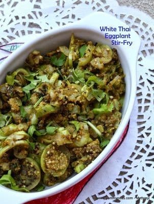 Thai White Eggplant Stir-Fry