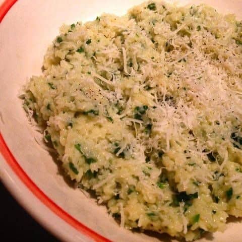 Zucchini And Spinach Pastina