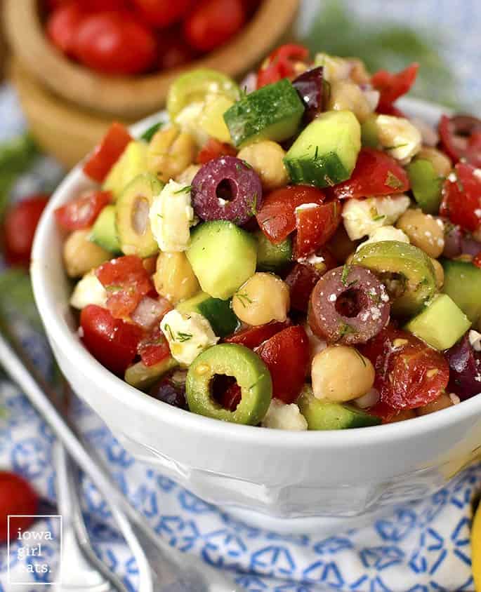 Greek Chickpea Salad