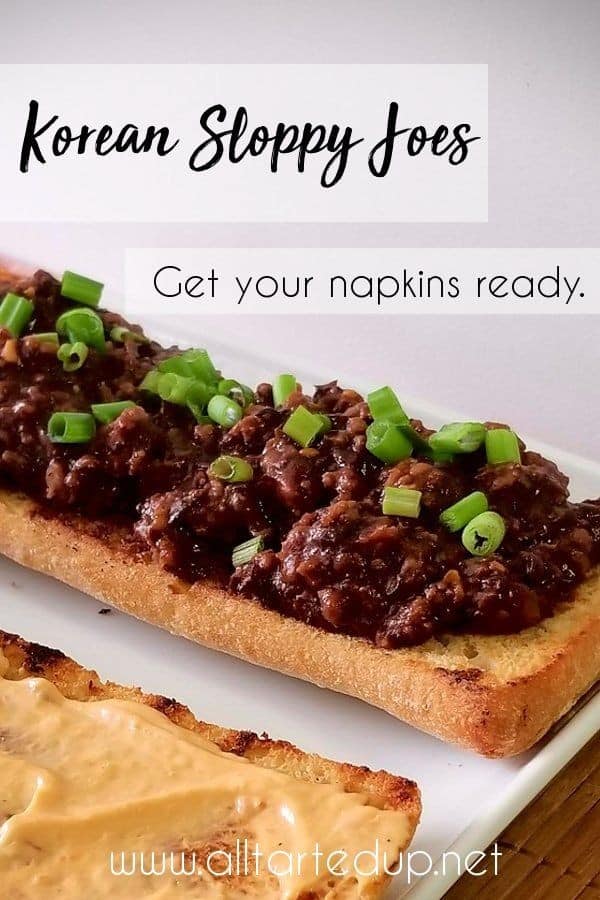 Korean Sloppy Joes