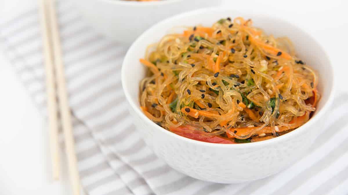 Sesame Shiitake Kelp Noodles