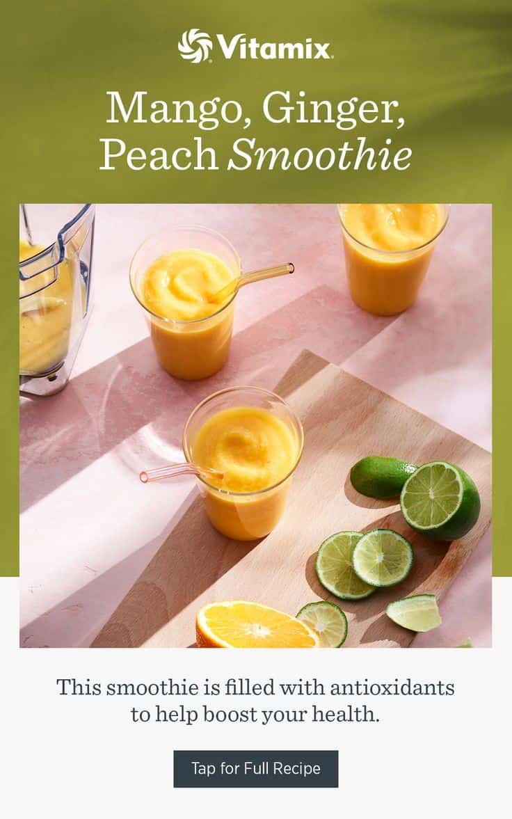 Mango Ginger Peach Smoothie