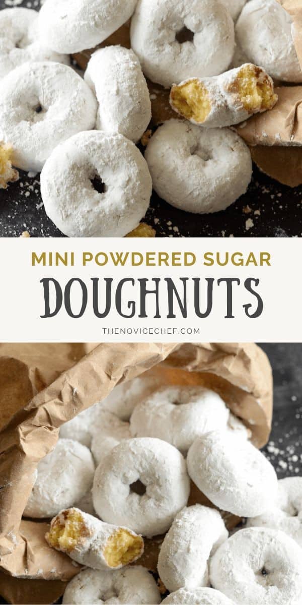 Mini Powdered Sugar Donuts