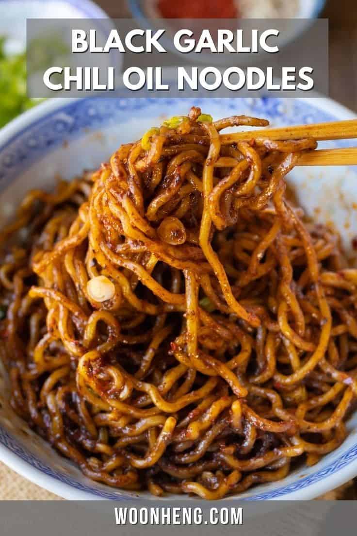 Black Garlic Chili Oil Noodles