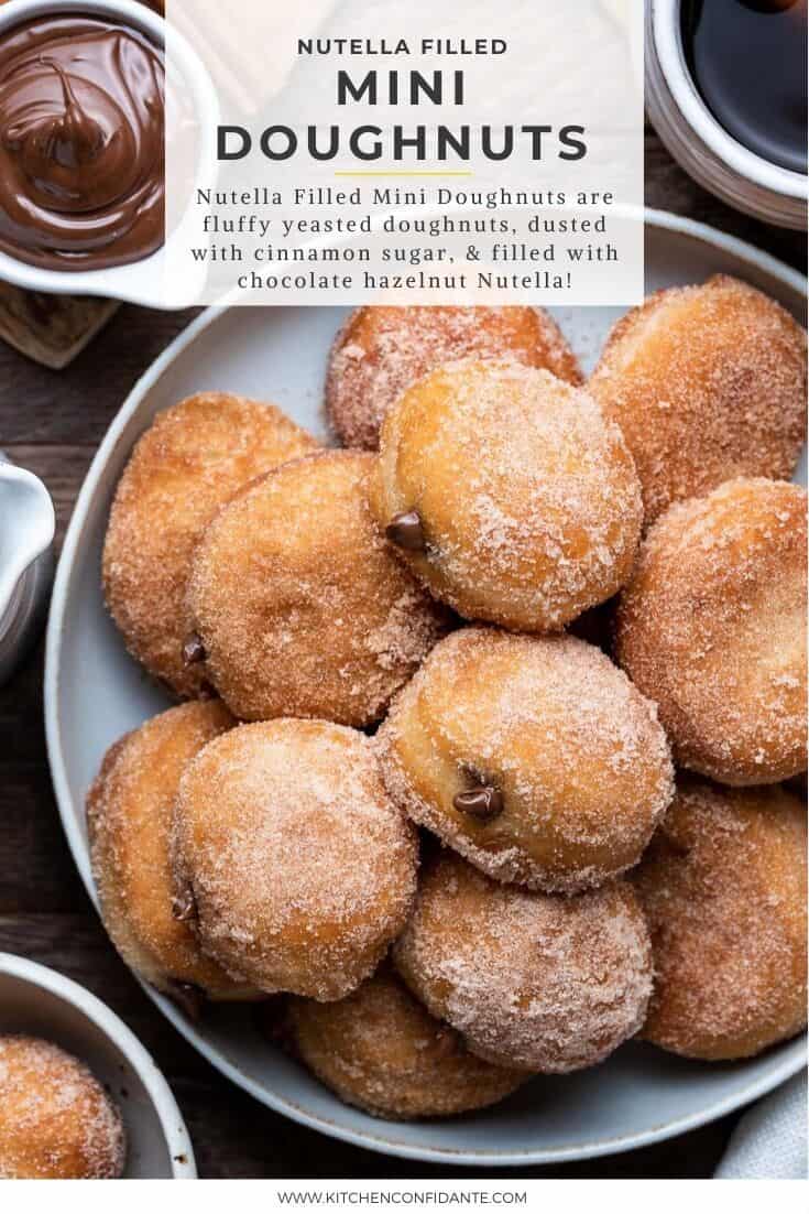 Nutella Filled Mini Donuts