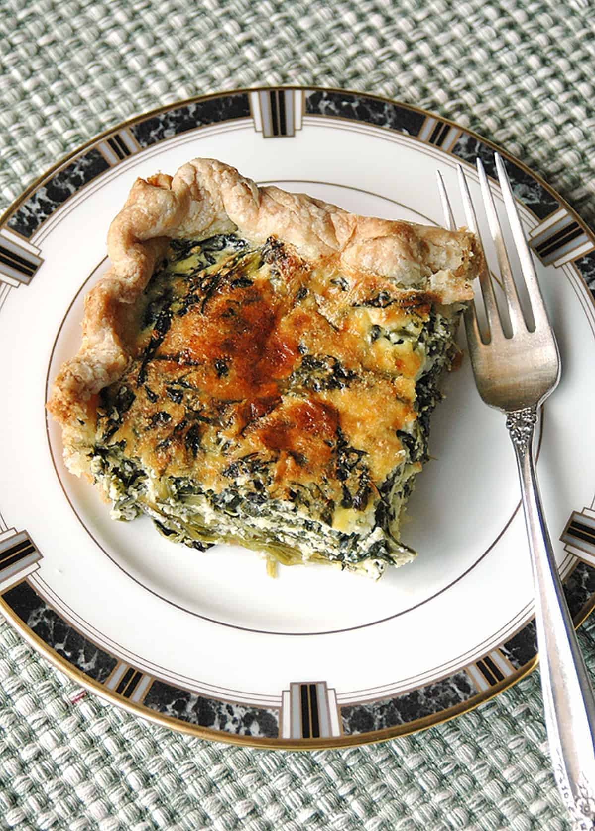 Mom’s Spinach-Ricotta Pie