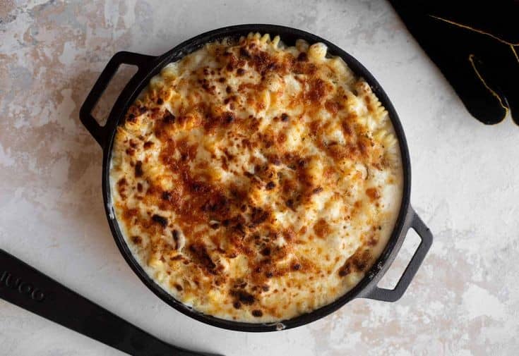 Creamy Fontina Baked Macaroni And Cheese