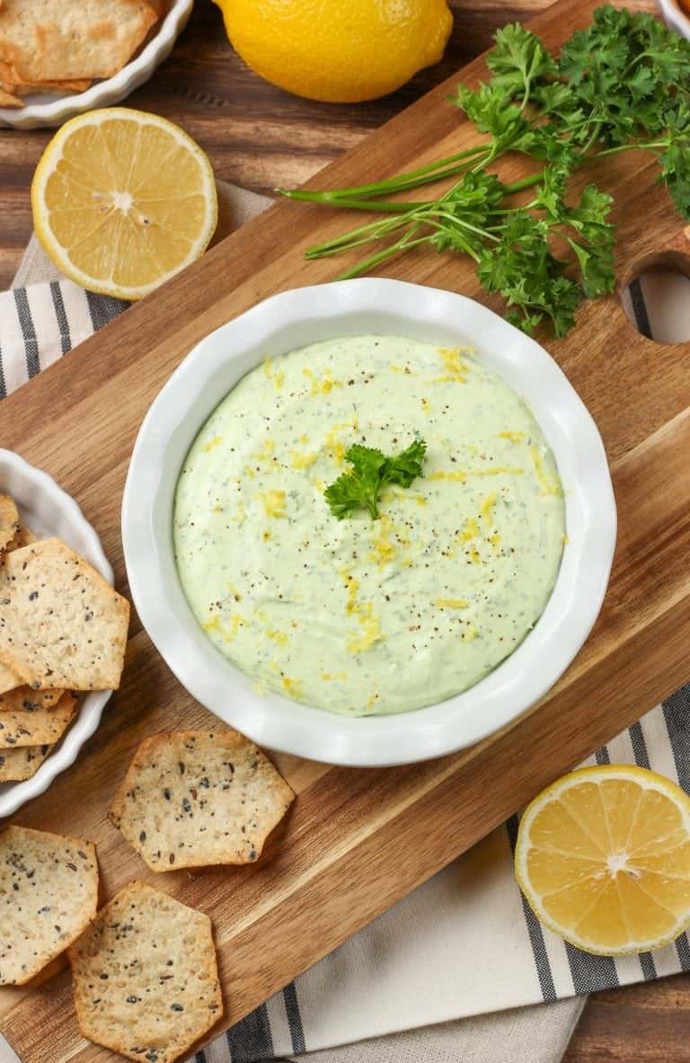 Lemon Herb Feta Dip