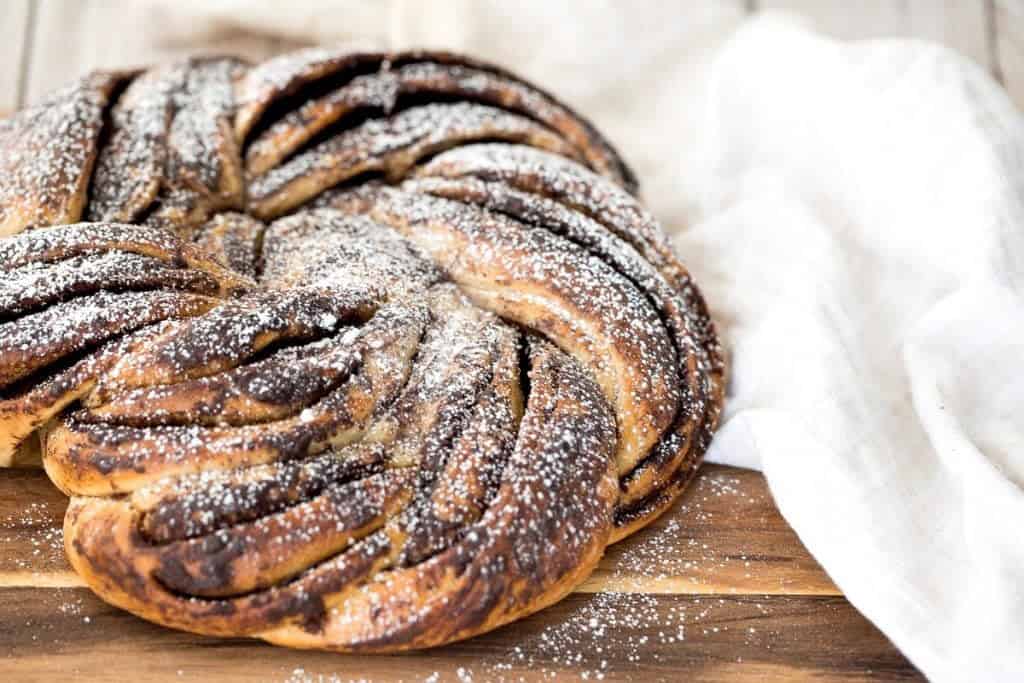 Sourdough Cinnamon Roll Twist Bread