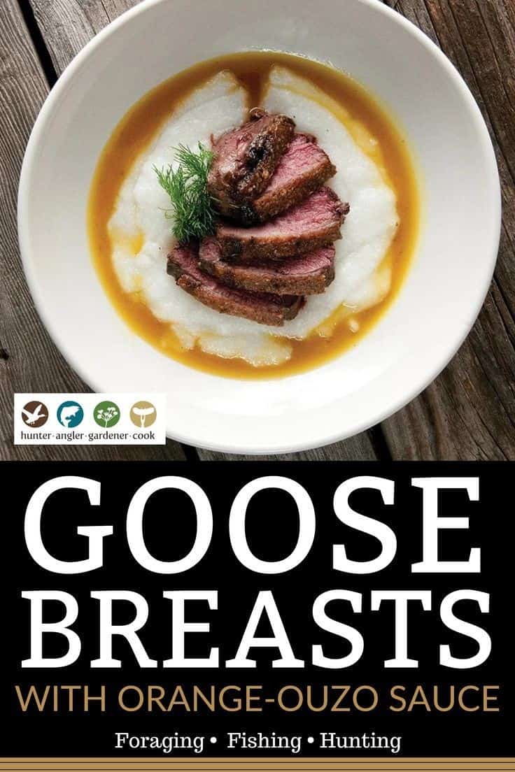 Goose Breasts With Orange-Ouzo Sauce