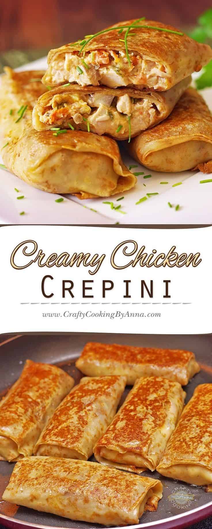 Creamy Chicken Crepini