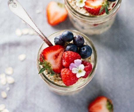 Triple Berry Overnight Oats