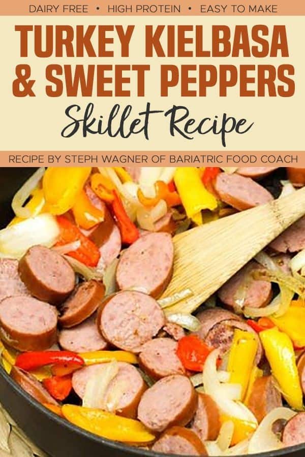 Turkey Kielbasa And Sweet Peppers Skillet