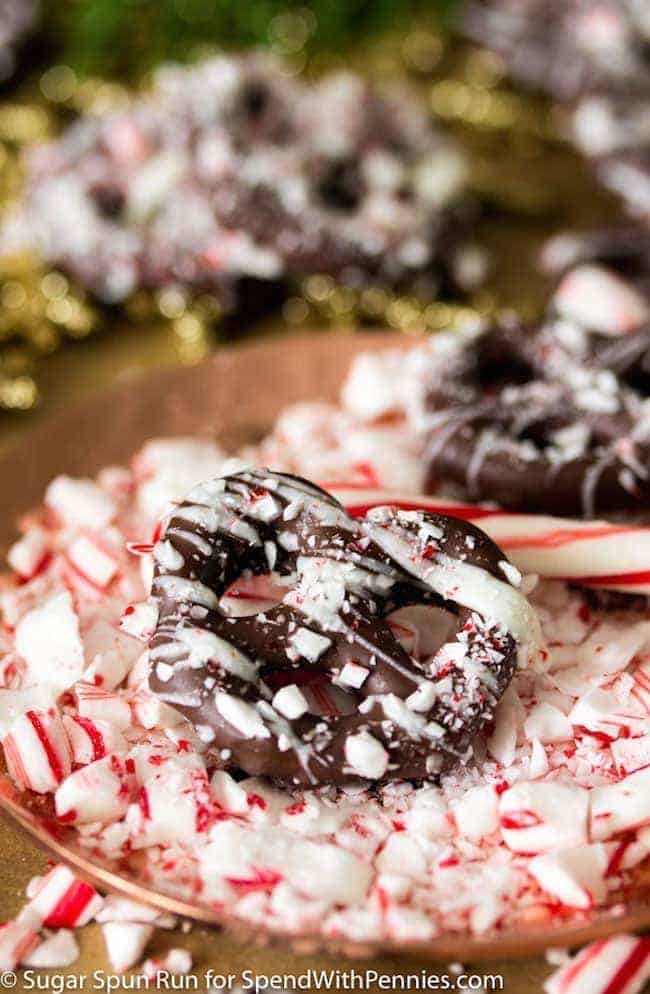 Peppermint Bark Pretzels