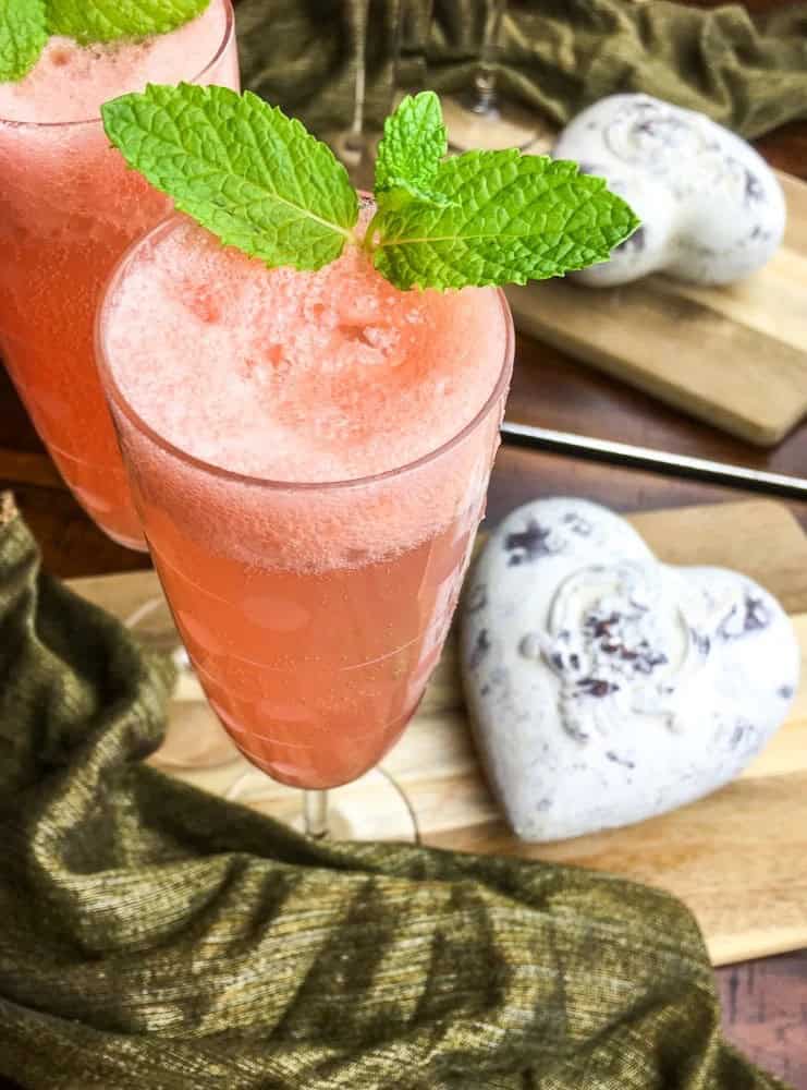 Mint Grapefruit Mimosa