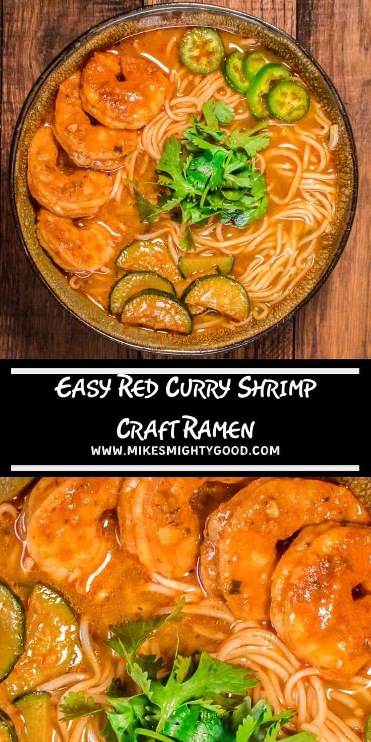 Red Curry Shrimp Ramen