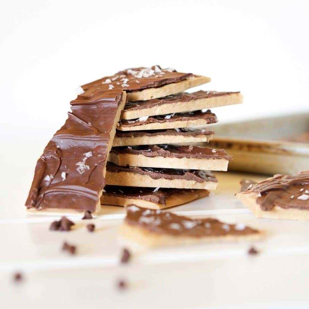 Dark Chocolate Toffee Bark