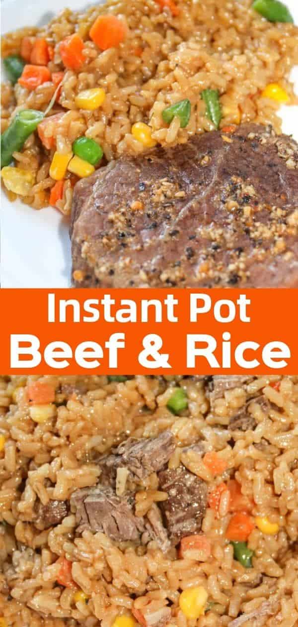 Instant Pot Beef And Rice