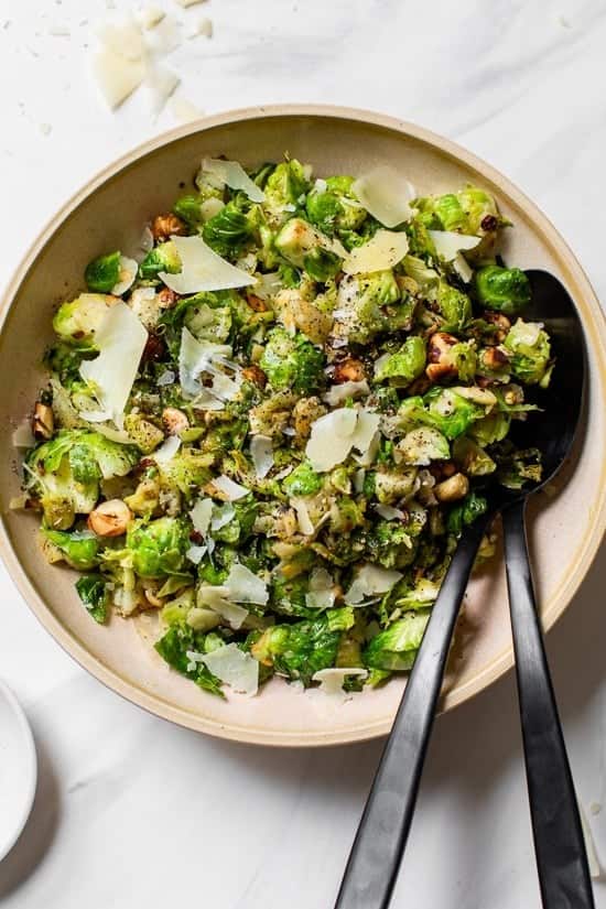 Cacio e Pepe Brussels Sprouts