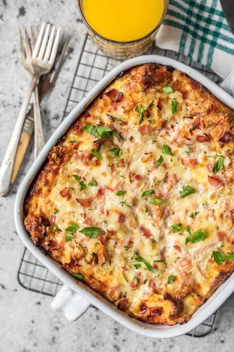 Ham and Cheese Breakfast Casserole