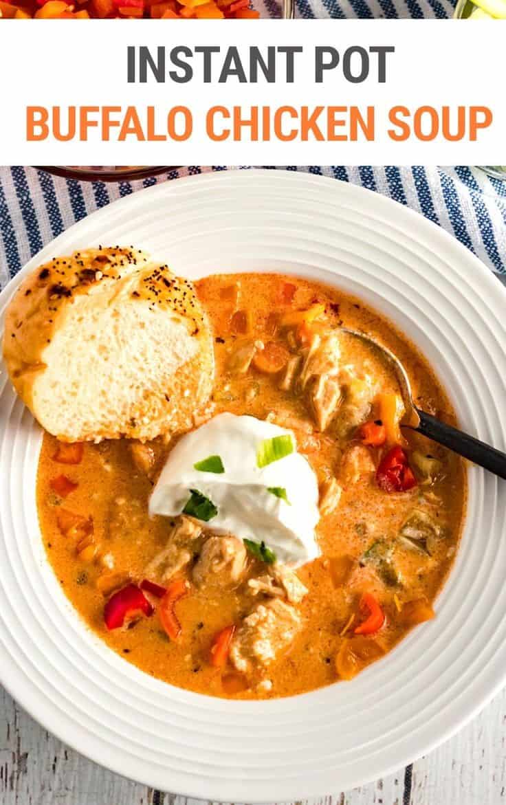 Instant Pot Buffalo Chicken Soup