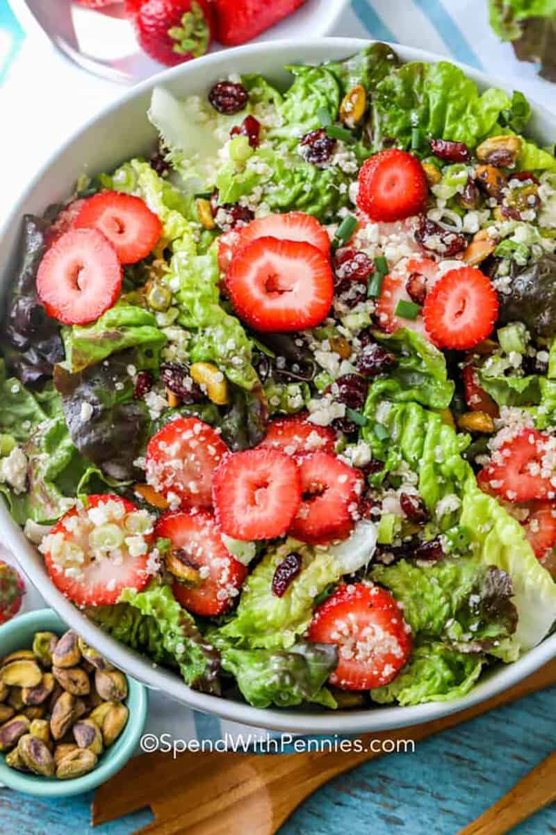 Pistachio Strawberry Salad