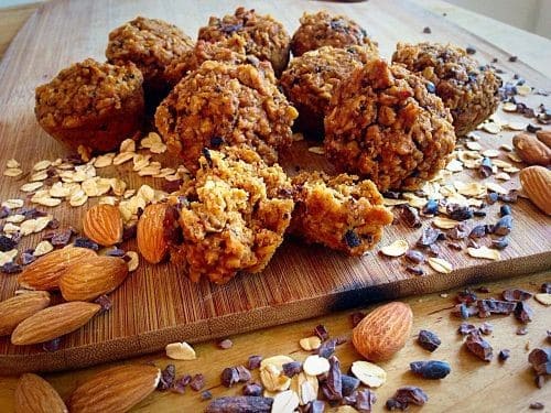 Blue Hubbard Squash And Oat Mini Muffins