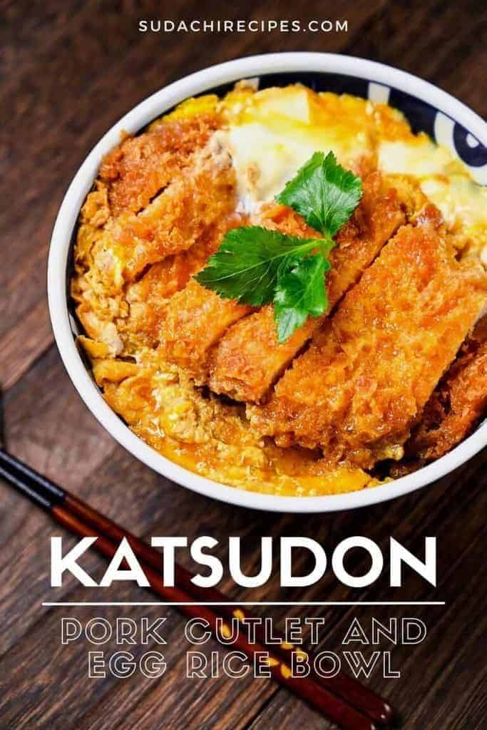 Japanese Pork Cutlet Bowl Katsudon