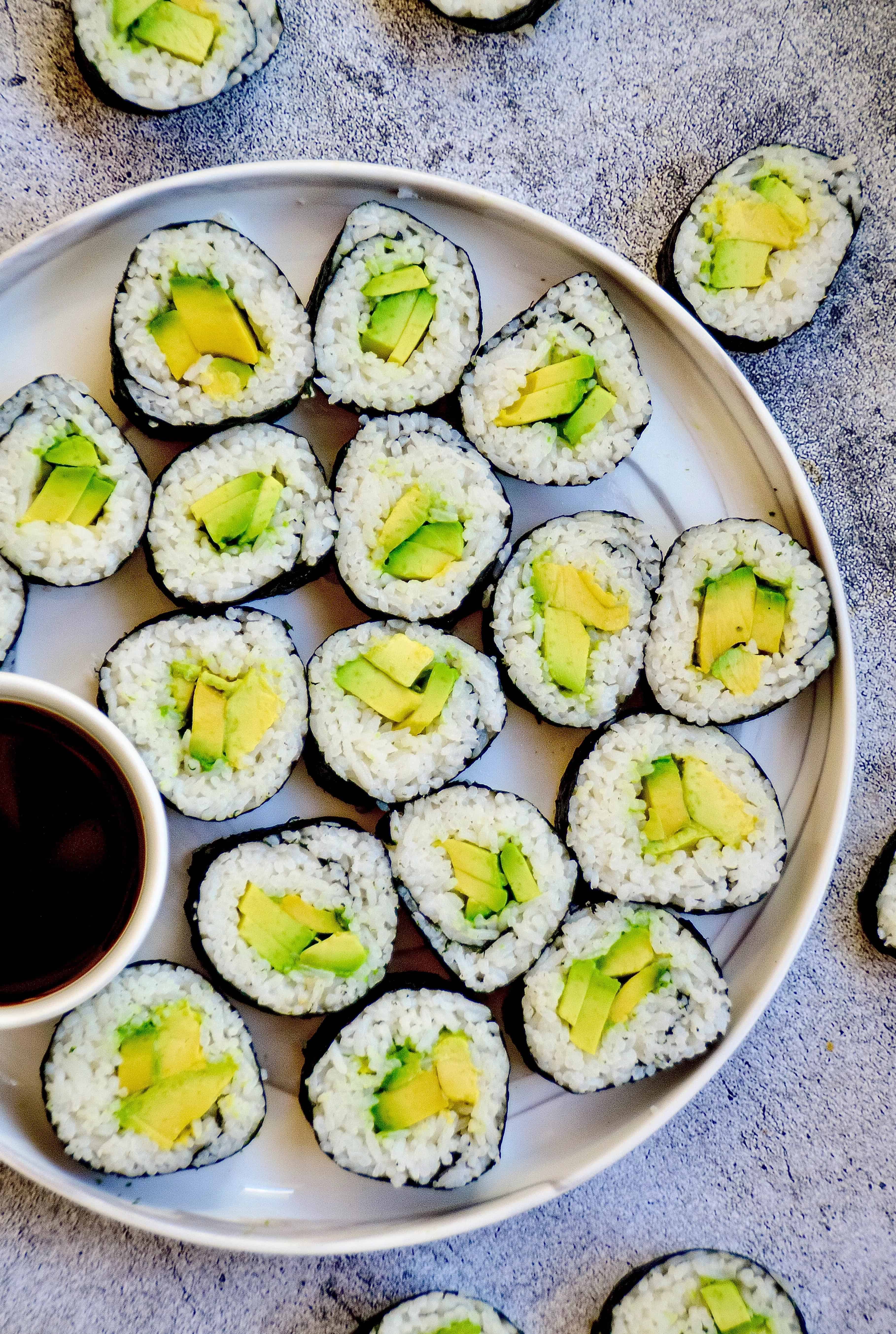 Avocado Sushi Rolls