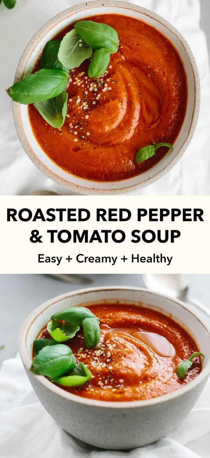 Roasted Red Pepper & Tomato Soup