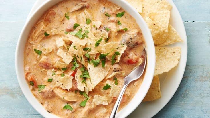 Slow Cooker Chicken Tortilla Soup