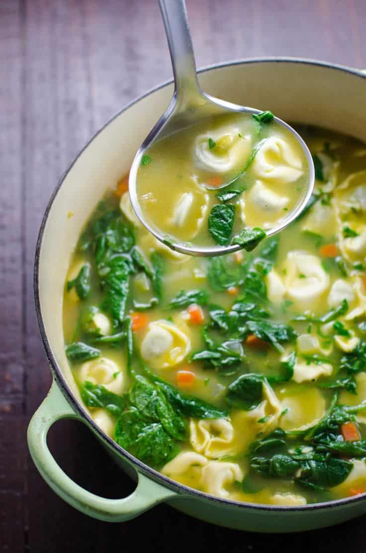 Creamy Sausage Tortellini With Spinach, Tomato & Mozzarella