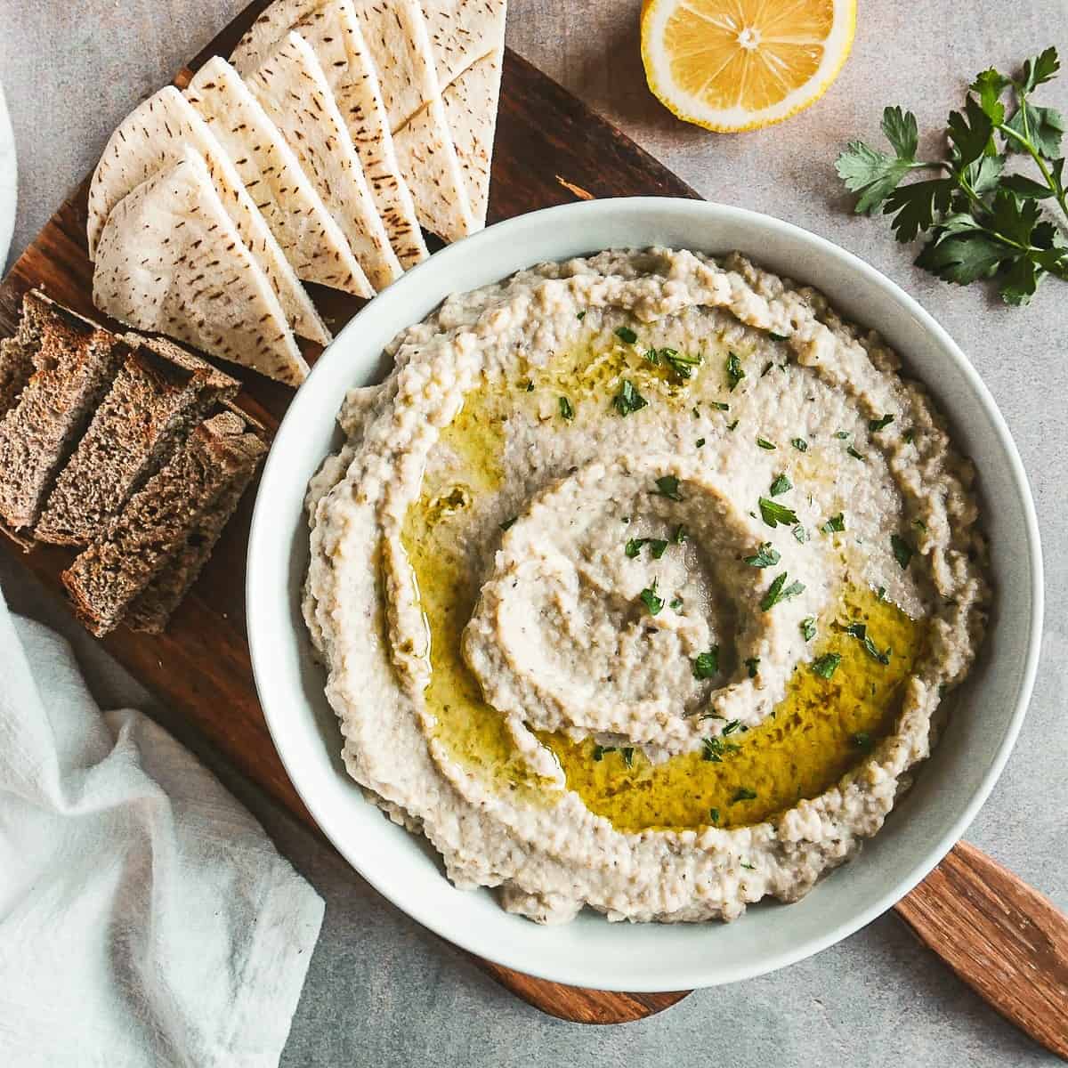 Mutabal (Middle Eastern Eggplant Dip)