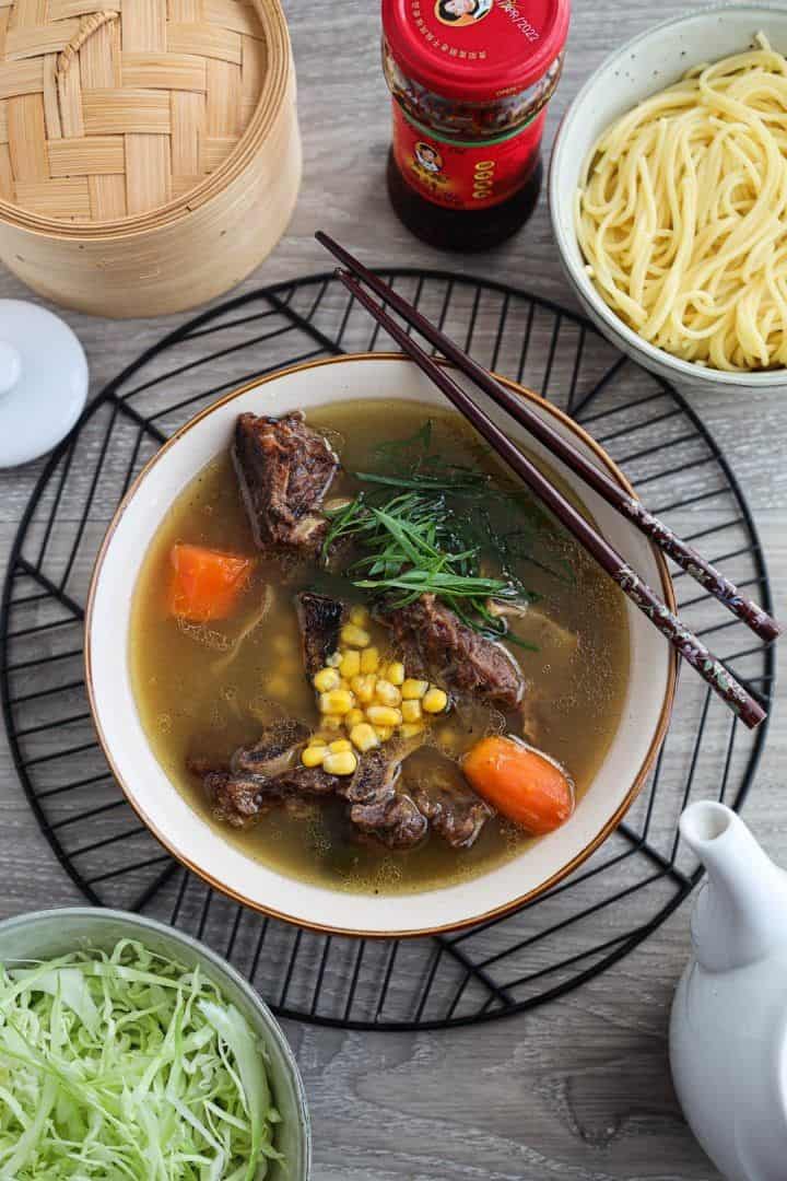 Beef Neck Bone Noodle Soup