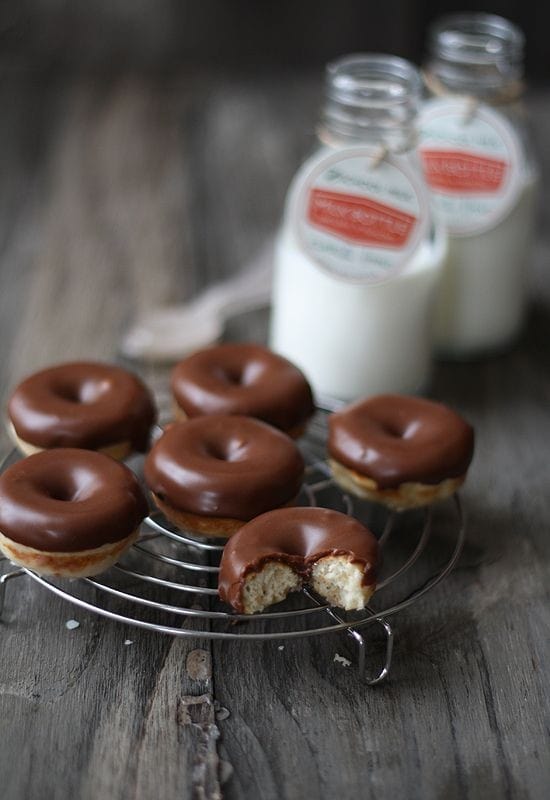 Mini Chocolate Donuts