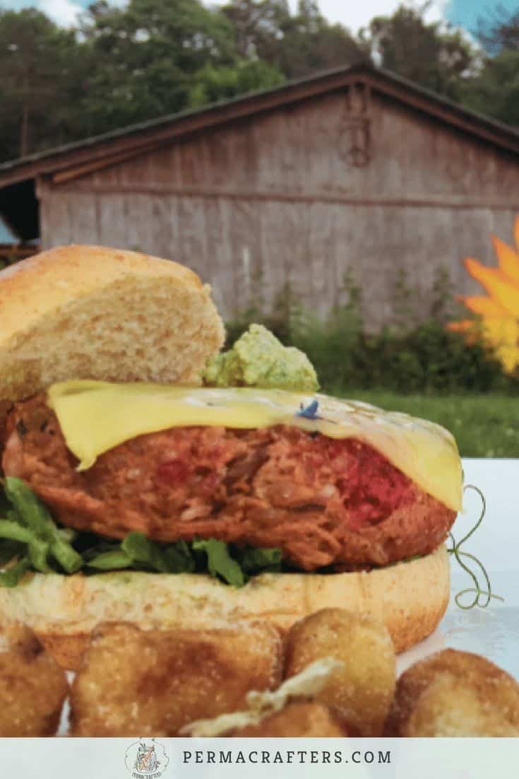 Chicken Of The Woods Burger