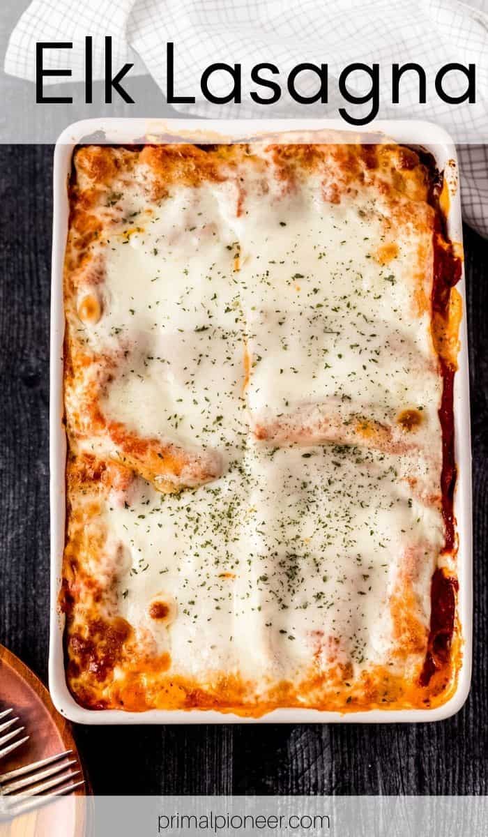 Elk Lasagna