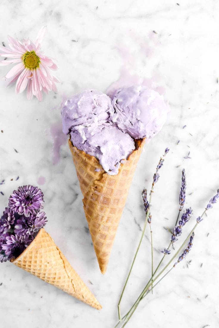 Lavender Ice Cream