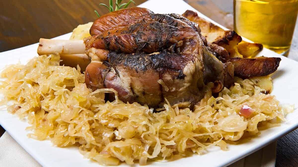 Pork Roast And Sauerkraut