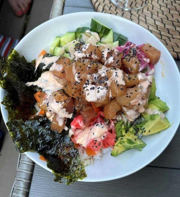 Albacore Tuna Poke Bowl