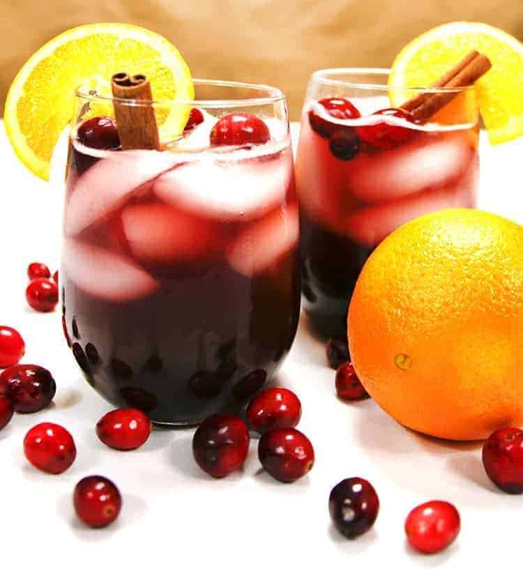 Sparkling Cranberry Sangria