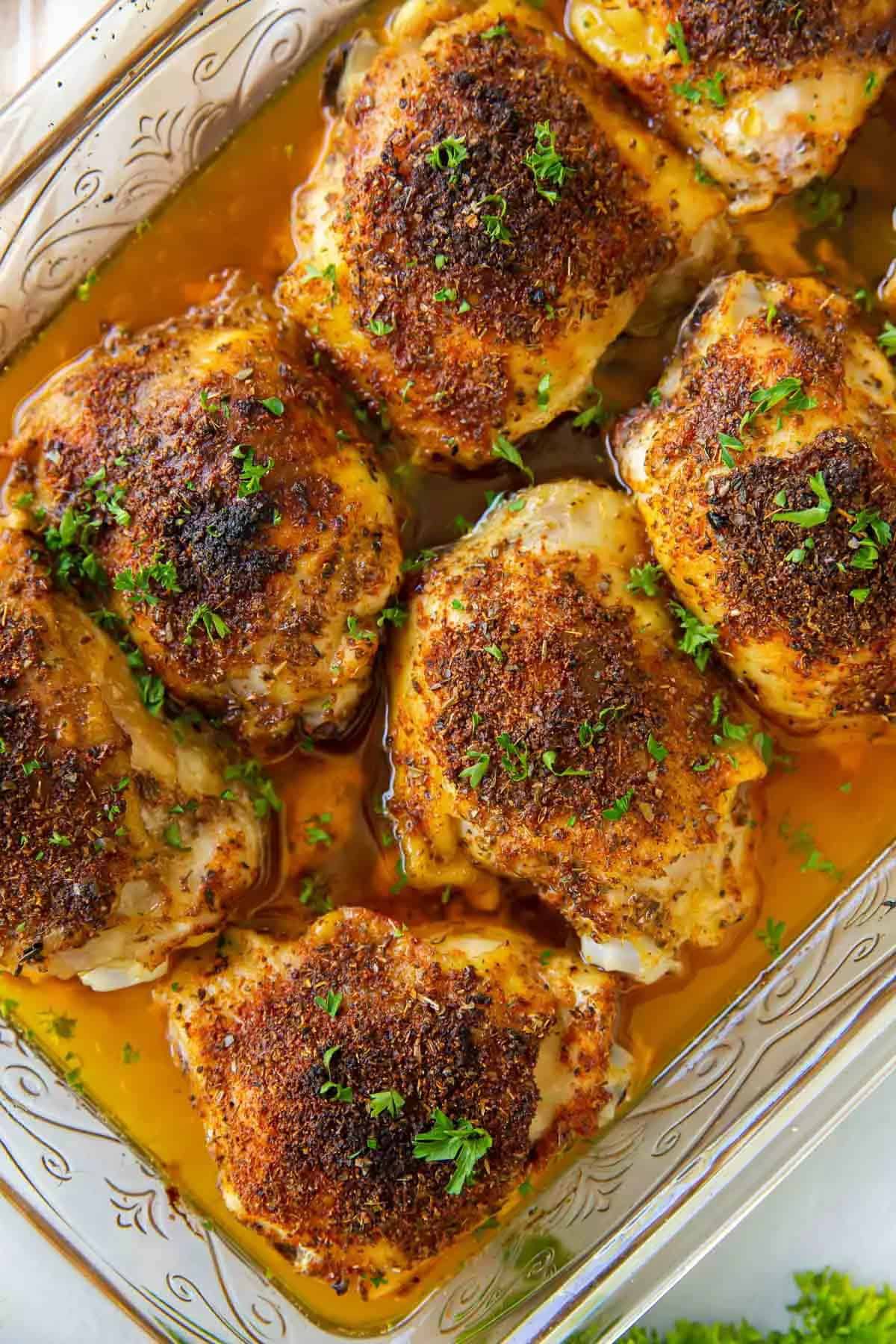 Baked Chicken Thighs