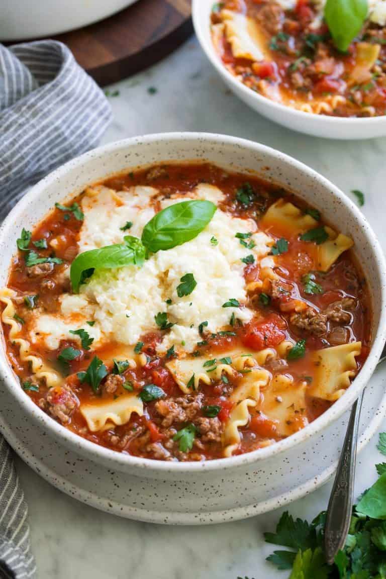 Lasagna Soup