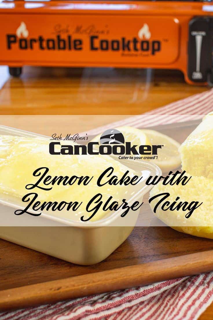 Lemon Cake With Lemon Glaze Icing