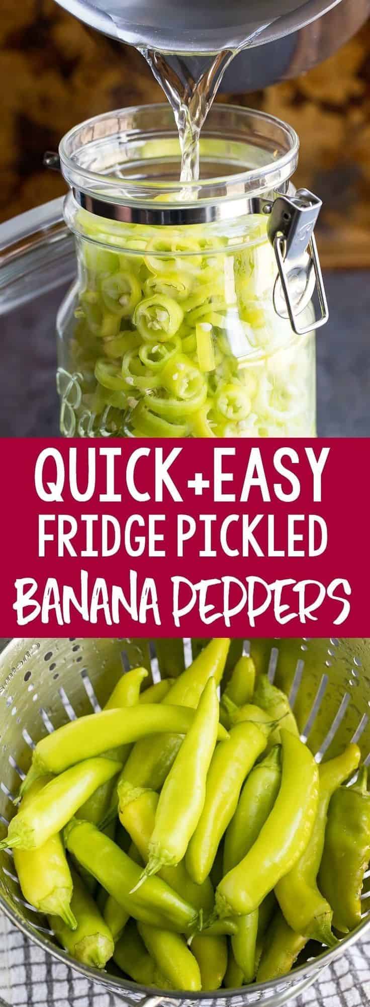 Quick Pickled Banana Peppers