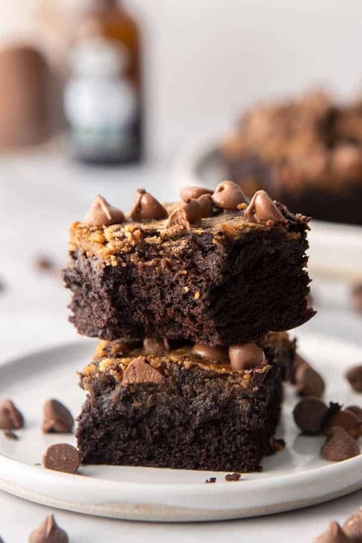 Silken Tofu Brownies (With Zucchini)