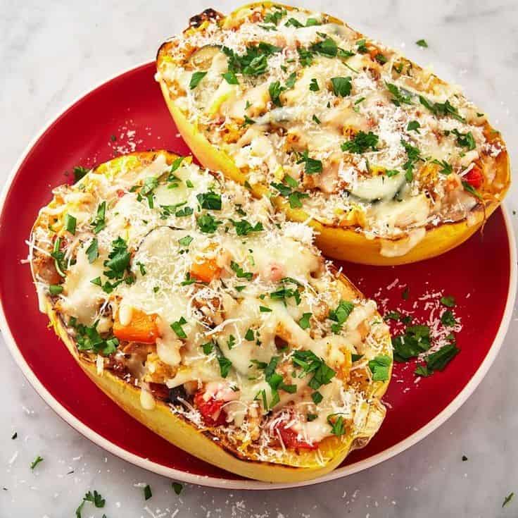 Spaghetti Squash and Eggplant Meatballs