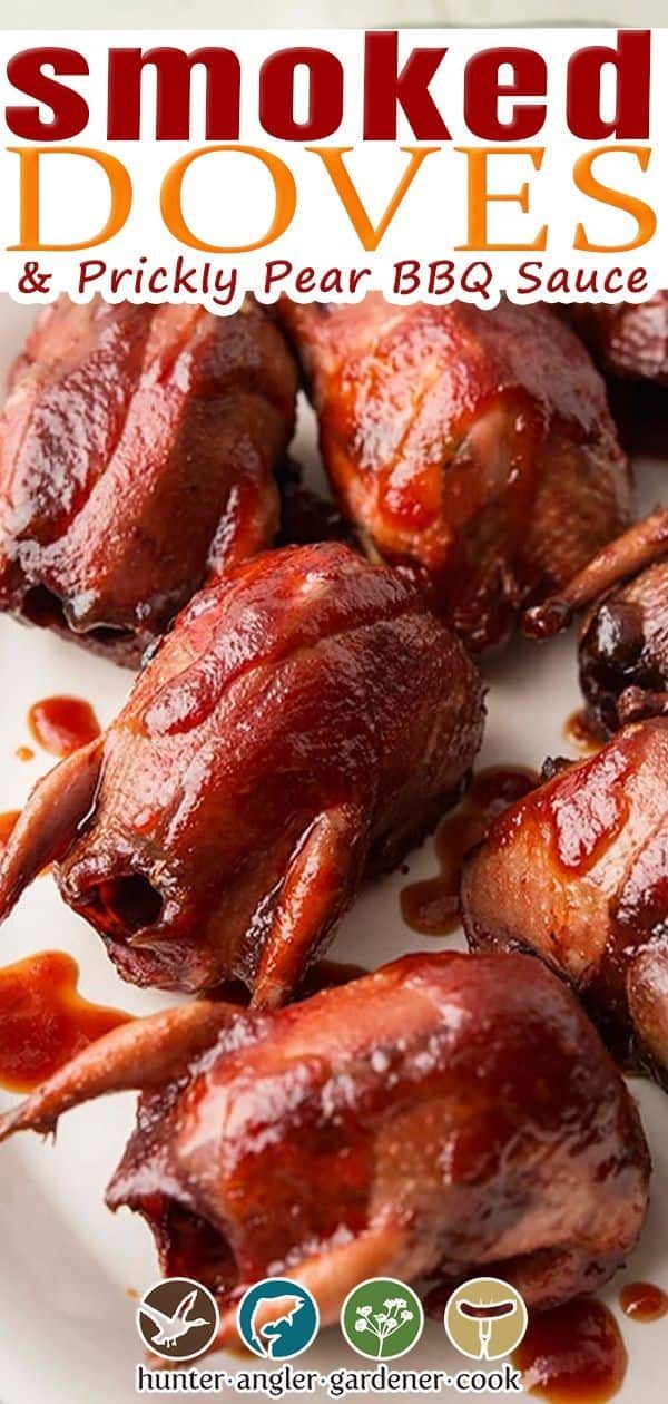 Doves with Prickly Pear BBQ Sauce