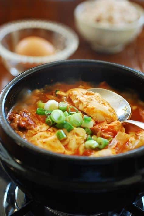 Sundubu jjigae (Korean Soft Tofu Stew)