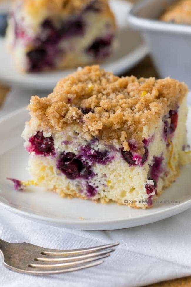 Blueberry Lemon Upside Down Cake